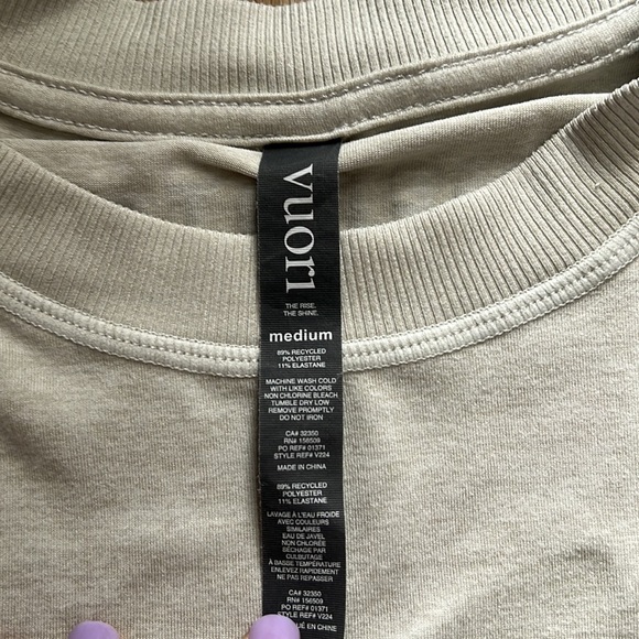 Peloton / Vuori Sweater. Cream colored size Medium. - Picture 2 of 3